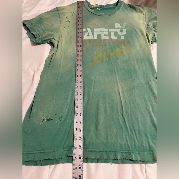 Authentic Rebel Yell  thrashed tshirt “safety is my goal” - Picture 3 of 7